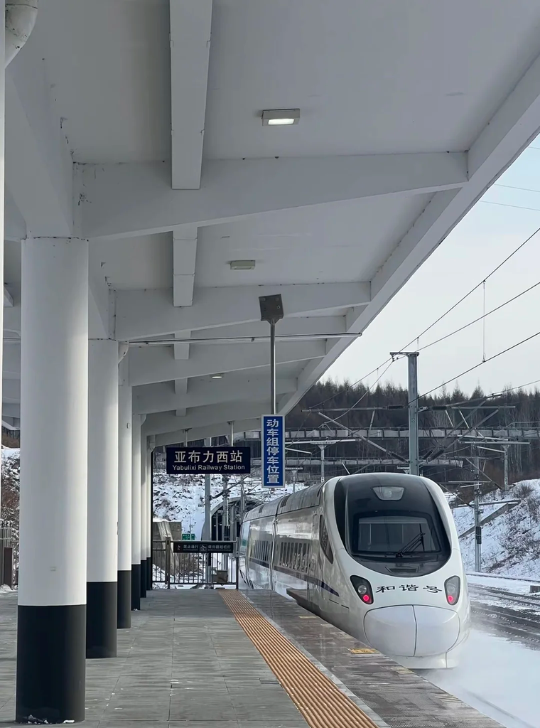 Harbin to China Snow Town Bullet Train