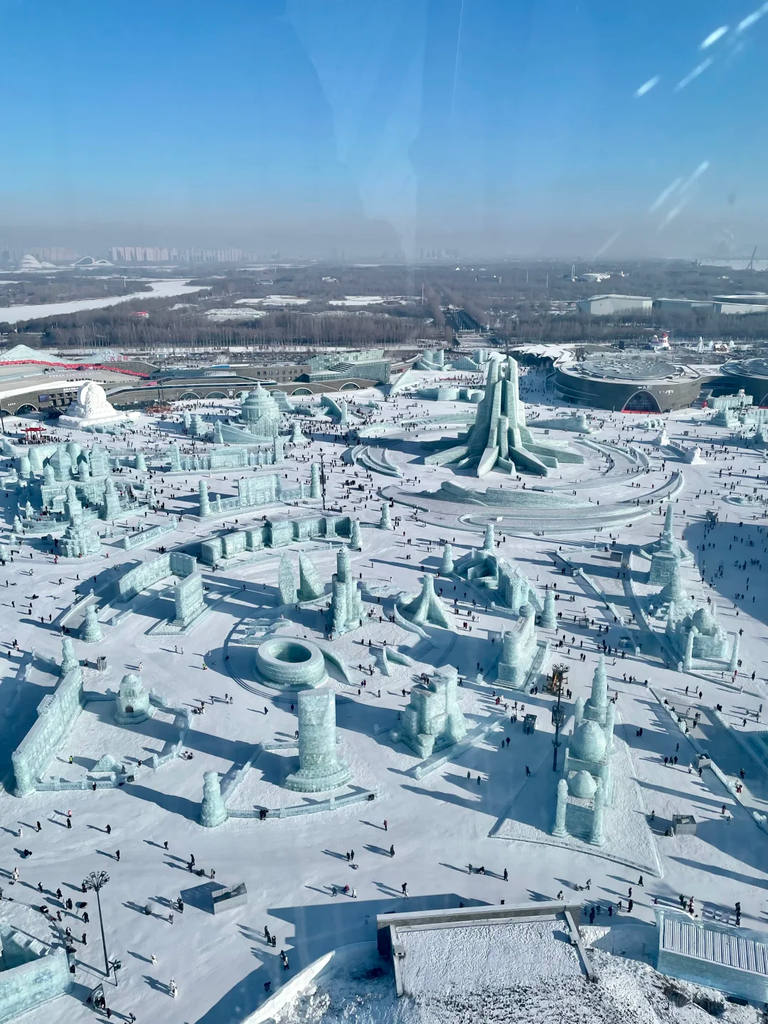 Giant ice castles and sculptures at Harbin Ice Festival 2027
